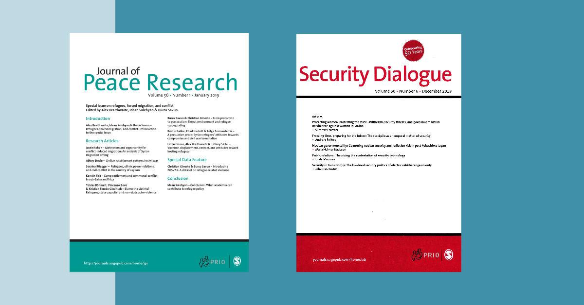 Please click below to find the list . Journal of Peace Research, Security Dialogue: Improved